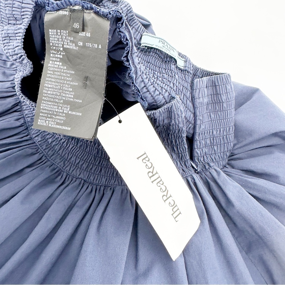 Prada Blue Cotton Skirt - Picture 7 of 12